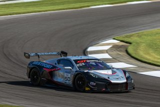 #50 Chevrolet Corvette Z06 GT3.R of Ross Chouest and Aaron Povoledo, Chouest Povoledo Racing, GT World Challenge America, Pro-Am, SRO America, Barber Motorsports Park, Birmingham, AL, Sept 5 - 7, 2025
 | Fabian Lagunas | www.lagunasphotography.com | For SRO Motorsports Group 2025