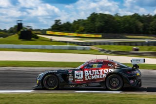 #91 Mercedes-AMG GT3 of Jeff Burton and Philip Ellis, Regulator Racing, GT World Challenge America, Pro-Am, SRO America, Barber Motorsports Park, Birmingham, AL, Sept 5 - 7, 2025
 | Fabian Lagunas | www.lagunasphotography.com | For SRO Motorsports Group 2025