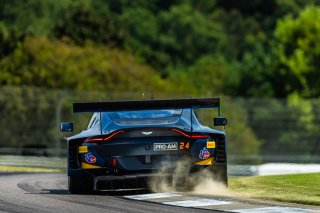 #24 Aston Martin Vantage AMR GT3 EVO of Gray Newell and Darren Turner, Heart of Racing Team, GT World Challenge America, Pro-Am, SRO America, Barber Motorsports Park, Birmingham, AL, Sept 5 - 7, 2025
 | Fabian Lagunas | www.lagunasphotography.com | For SRO Motorsports Group 2025