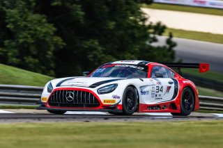 #34 Mercedes-AMG GT3 of Michai Stephens and Mikael Grenier, JMF Motorsports, GT World Challenge America, Pro, SRO America, Barber Motorsports Park, Birmingham, AL, Sept 5 - 7, 2025
 | Fabian Lagunas | www.lagunasphotography.com | For SRO Motorsports Group 2025