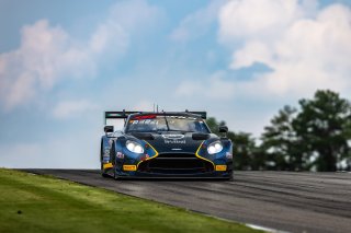 #24 Aston Martin Vantage AMR GT3 EVO of Gray Newell and Darren Turner, Heart of Racing Team, GT World Challenge America, Pro-Am, SRO America, Barber Motorsports Park, Birmingham, AL, Sept 5 - 7, 2025
 | Fabian Lagunas | www.lagunasphotography.com | For SRO Motorsports Group 2025