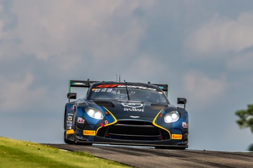 #24 Aston Martin Vantage AMR GT3 EVO of Gray Newell and Darren Turner, Heart of Racing Team, GT World Challenge America, Pro-Am, SRO America, Barber Motorsports Park, Birmingham, AL, Sept 5 - 7, 2025
 | Fabian Lagunas | www.lagunasphotography.com | For SRO Motorsports Group 2025