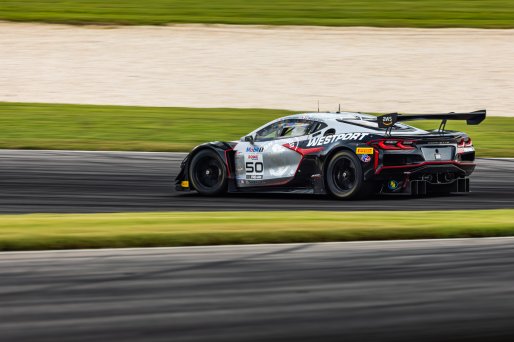 #50 Chevrolet Corvette Z06 GT3.R of Ross Chouest and Aaron Povoledo, Chouest Povoledo Racing, GT World Challenge America, Pro-Am, SRO America, Barber Motorsports Park, Birmingham, AL, Sept 5 - 7, 2025
 | Fabian Lagunas | www.lagunasphotography.com | For SRO Motorsports Group 2025