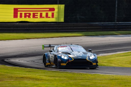 #24 Aston Martin Vantage AMR GT3 EVO of Gray Newell and Darren Turner, Heart of Racing Team, GT World Challenge America, Pro-Am, SRO America, Barber Motorsports Park, Birmingham, AL, Sept 5 - 7, 2025
 | Fabian Lagunas | www.lagunasphotography.com | For SRO Motorsports Group 2025