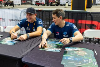 Autograph session at GT World Challenge America Powered by AWS, SRO America, Barber Motorsports Park, Birmingham, AL, Sept 5 - 7, 2025
 | Fabian Lagunas | www.lagunasphotography.com | For SRO Motorsports Group 2025