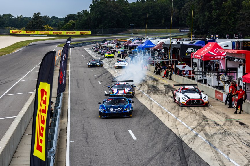 #16 Ferrari 296 GT3 of Marcelo Hahn and Diego Gomes Nunes, AF Corse USA, GT World Challenge America, Pro-Am, SRO America, Barber Motorsports Park, Birmingham, AL, Sept 5 - 7, 2025
