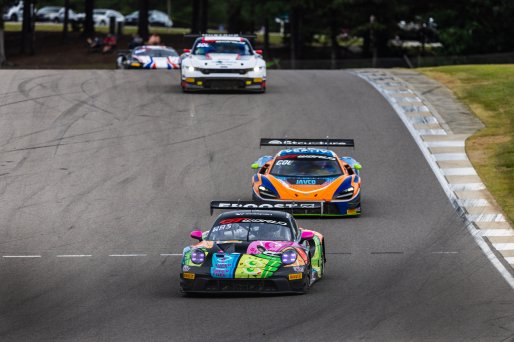 #32 Porsche 992 GT3 R of Kyle Washington and Tom Sargent, GMG Racing, GT World Challenge America, Pro-Am, SRO America, Barber Motorsports Park, Birmingham, AL, Sept 5 - 7, 2025
 | Fabian Lagunas | www.lagunasphotography.com | For SRO Motorsports Group 2025
