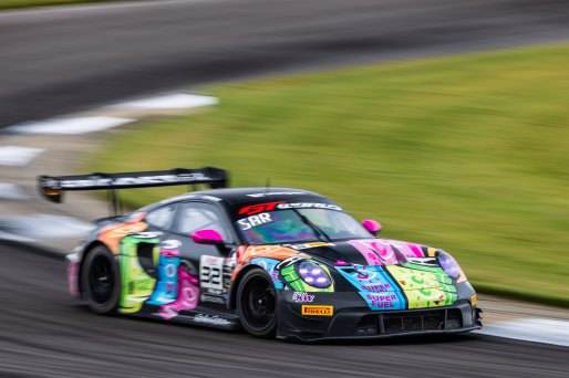 #32 Porsche 992 GT3 R of Kyle Washington and Tom Sargent, GMG Racing, GT World Challenge America, Pro-Am, SRO America, Barber Motorsports Park, Birmingham, AL, Sept 5 - 7, 2025
 | Fabian Lagunas | www.lagunasphotography.com | For SRO Motorsports Group 2025