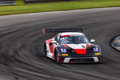 #18 Porsche 992 GT3 R of Alex Sedgwick and Jan Heylen, RS1, GT World Challenge America, Pro, SRO America, Barber Motorsports Park, Birmingham, AL, Sept 5 - 7, 2025
 | Fabian Lagunas | www.lagunasphotography.com | For SRO Motorsports Group 2025