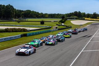 #34 Mercedes-AMG GT3 of Michai Stephens and Mikael Grenier, JMF Motorsports, GT World Challenge America, Pro, SRO America, Barber Motorsports Park, Birmingham, AL, Sept 5 - 7, 2025
 | Fabian Lagunas | www.lagunasphotography.com | For SRO Motorsports Group 2025