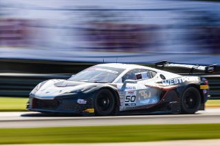 #50 Chevrolet Corvette Z06 GT3.R of Ross Chouest and Aaron Povoledo, Chouest Povoledo Racing, GT World Challenge America, Pro-Am, SRO America, Barber Motorsports Park, Birmingham, AL, Sept 5 - 7, 2025
 | Fabian Lagunas | www.lagunasphotography.com | For SRO Motorsports Group 2025