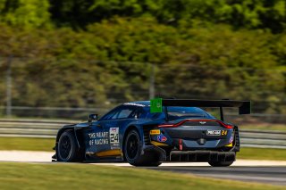 #24 Aston Martin Vantage AMR GT3 EVO of Gray Newell and Darren Turner, Heart of Racing Team, GT World Challenge America, Pro-Am, SRO America, Barber Motorsports Park, Birmingham, AL, Sept 5 - 7, 2025
 | Fabian Lagunas | www.lagunasphotography.com | For SRO Motorsports Group 2025