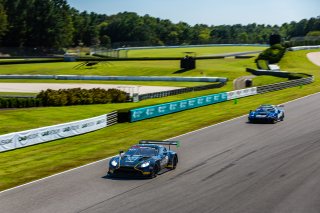 #24 Aston Martin Vantage AMR GT3 EVO of Gray Newell and Darren Turner, Heart of Racing Team, GT World Challenge America, Pro-Am, SRO America, Barber Motorsports Park, Birmingham, AL, Sept 5 - 7, 2025
 | Fabian Lagunas | www.lagunasphotography.com | For SRO Motorsports Group 2025