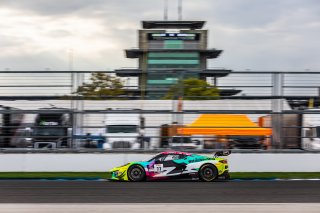 #11 Chevrolet Corvette Z06 GT3.R of Blake McDonald / Alec Udell / Matt Bell, DXDT Racing, Indy 8H, Pro-Am, SRO America, Indianapolis Motor Speedway, Indianapolis, IN, Oct 16–19, 2025
 | Fabian Lagunas | www.lagunasphotography.com | For SRO Motorsports Group 2025