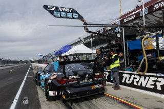 #29 BMW M4 GT3 EVO of Justin Rothberg / Patrick Gallagher / Robby Foley, Turner Motorsport, Indy 8H, IGTC, Pro-Am, SRO America, Indianapolis Motor Speedway, Indianapolis, IN, Oct 16–19, 2025
 | Fabian Lagunas | www.lagunasphotography.com | For SRO Motorsports Group 2025