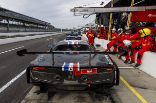 #163 Ferrari 296 GT3 of Jay Schreibman / Oswaldo Negri / Conrad Grunewald, AF Corse USA, Indy 8H, IGTC, Am, SRO America, Indianapolis Motor Speedway, Indianapolis, IN, Oct 16–19, 2025
 | Fabian Lagunas | www.lagunasphotography.com | For SRO Motorsports Group 2025