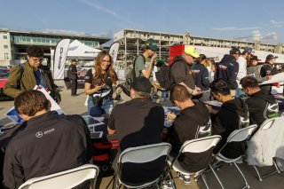 Autograph session at GT World Challenge America Powered by AWS, Indy 8HR, SRO America, Indianapolis Motor Speedway, Speedway, IN Oct 15 - 19, 2025
 | Fabian Lagunas | www.lagunasphotography.com | For SRO Motorsports Group 2025