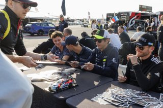 Autograph session at GT World Challenge America Powered by AWS, Indy 8HR, SRO America, Indianapolis Motor Speedway, Speedway, IN Oct 15 - 19, 2025
 | Fabian Lagunas | www.lagunasphotography.com | For SRO Motorsports Group 2025