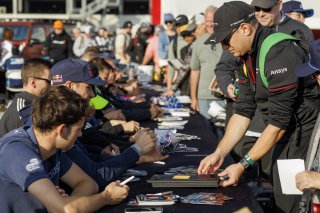 Autograph session at GT World Challenge America Powered by AWS, Indy 8HR, SRO America, Indianapolis Motor Speedway, Speedway, IN Oct 15 - 19, 2025
 | Fabian Lagunas | www.lagunasphotography.com | For SRO Motorsports Group 2025