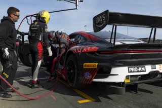 #28 Porsche 911 GT3-R (992) of Juan Martinez and Jan Heylen, RS1, GT World Challenge America, Pro-Am, SRO America, Sonoma Raceway, Sonoma, CA, Mar 27 - 29, 2026
 | Fabian Lagunas&copy;2026
