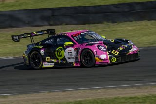 #13 Porsche 911 GT3-R (992) of Todd Parriott and Riley Dickinson, Kellymoss, GT World Challenge America, Pro-Am, SRO America, Sonoma Raceway, Sonoma, CA, Mar 27 - 29, 2026
 | Fabian Lagunas&copy;2026