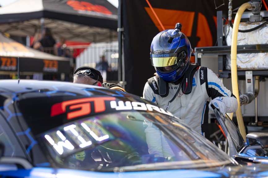 #9 Mercedes-AMG GT3 EVO of Brayton Williams and Will Bamber, TR3 Racing, GT World Challenge America, Pro-Am, SRO America, Sonoma Raceway, Sonoma, CA, Mar 27 - 29, 2026
