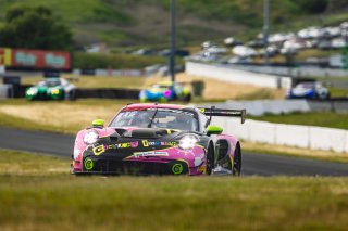 #13 Porsche 911 GT3-R (992) of Todd Parriott and Riley Dickinson, Kellymoss, GT World Challenge America, Pro-Am, SRO America, Sonoma Raceway, Sonoma, CA, Mar 27 - 29, 2026
 | Fabian Lagunas&copy;2026