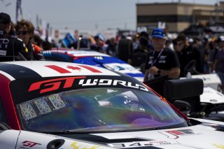 #34 Mercedes-AMG GT3 EVO of Michai Stephens and Mikael Grenier, JMF Motorsports, GT World Challenge America, Pro, SRO America, Sonoma Raceway, Sonoma, CA, Mar 27 - 29, 2026
 | Fabian Lagunas&copy;2026