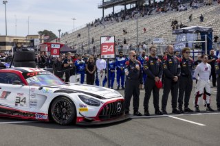 #34 Mercedes-AMG GT3 EVO of Michai Stephens and Mikael Grenier, JMF Motorsports, GT World Challenge America, Pro, SRO America, Sonoma Raceway, Sonoma, CA, Mar 27 - 29, 2026
 | Fabian Lagunas&copy;2026