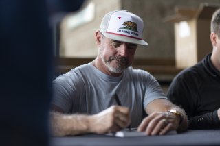 GT World Challenge America Autograph Session, #13 Porsche 911 GT3-R (992) of Todd Parriott and Riley Dickinson, Kellymoss, GT World Challenge America, Pro-Am, SRO America, Sonoma Raceway, Sonoma, CA, Mar 27 - 29, 2026
 | Fabian Lagunas&copy;2026