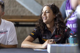 GT World Challenge America Autograph Session #242 Porsche 911 GT3-R (992) of Therese Lahlouh and Thomas Merrill, Wright Motorsports, GT World Challenge America, Pro-Am, SRO America, Sonoma Raceway, Sonoma, CA, Mar 27 - 29, 2026
 | Fabian Lagunas&copy;2026