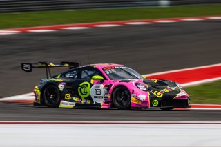 #13 Porsche 911 GT3-R (992) EVO of Todd Parriott and Riley Dickinson, Kellymoss, GT World Challenge America, Pro-Am, SRO America, Circuit of The Americas, Austin, TX, Apr 24 - 26, 2026
 | Fabian Lagunas | www.lagunasphotography.com | 2026