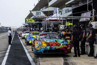 #31 Porsche 911 GT3-R (992) EVO of Dave Musial Jr. and Ryan Yardley, Wright Motorsports, GT World Challenge America, Pro-Am, SRO America, Circuit of The Americas, Austin, TX, Apr 24 - 26, 2026
 | Fabian Lagunas | www.lagunasphotography.com | 2026
