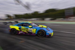 #242 Porsche 911 GT3-R (992) EVO of Therese Lahlouh and Thomas Merrill, Wright Motorsports, GT World Challenge America, Pro-Am, SRO America, Road America, Elkhart Lake, WI, Aug 27 - 30, 2026
 | Andrew Miterko Photography LLC &copy;2026