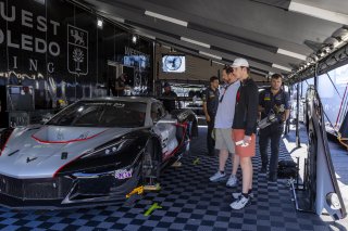 Paddock, #50 Chevrolet Corvette Z06 GT3.R of Ross Chouest and Aaron Povoledo, Chouest Povoledo Racing, GT World Challenge America, Pro-Am, SRO America, Barber Motorsport Park, Leeds, AL, Sept 24 - 27, 2026
 | SRO Motorsports Group