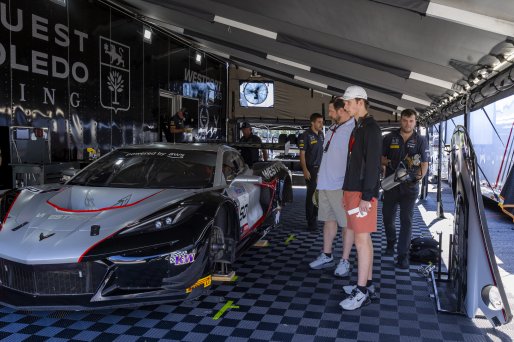 Paddock, #50 Chevrolet Corvette Z06 GT3.R of Ross Chouest and Aaron Povoledo, Chouest Povoledo Racing, GT World Challenge America, Pro-Am, SRO America, Barber Motorsport Park, Leeds, AL, Sept 24 - 27, 2026
 | SRO Motorsports Group