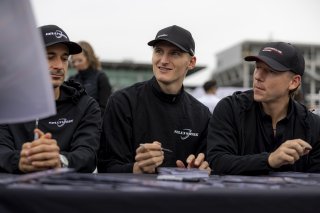Autograph Session, #88 Porsche 911 GT3-R (992) EVO of John Gilliland, Aaron Jeansonne, and Loek Hartog, Kellymoss, Indianapolis 8 Hour / GT World Challenge America, IGTC Pro-Am, SRO America, Indianapolis 8 Hour, Indianapolis Motor Speedway, Speedway, IN,  | Fabian Lagunas | www.lagunasphotography.com | 2026