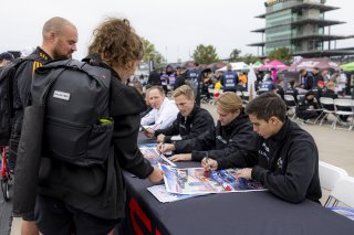 Autograph Session, #12 Ferrari 296 GT3 EVO of Matias Perez Companc, Frederik Schandorff, and Nicklas Nielsen, AF Corse USA, Indianapolis 8 Hour / GT World Challenge America, IGTC Pro, SRO America, Indianapolis 8 Hour, Indianapolis Motor Speedway, Speedway | Fabian Lagunas | www.lagunasphotography.com | 2026