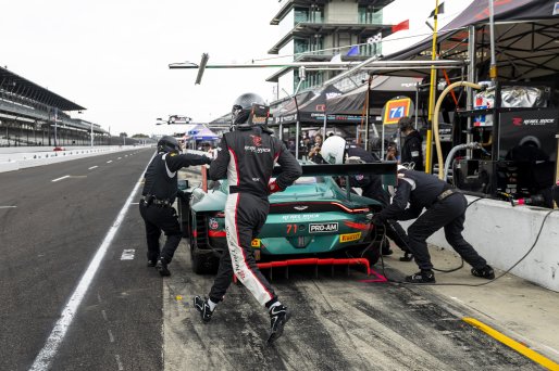 #71 Aston Martin Vantage AMR GT3 EVO of Frank Depew, Robin Liddell, and Andrew Davis, Rebel Rock Racing, Indianapolis 8 Hour / GT World Challenge America, Pro-Am, SRO America, Indianapolis 8 Hour, Indianapolis Motor Speedway, Speedway, IN, Oct 7 - 11, 202 | Fabian Lagunas | www.lagunasphotography.com | 2026