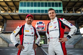 #34 Mercedes-AMG GT3 EVO of Michai Stephens, Mikael Grenier, and Maxime Martin, Mercedes-AMG Team JMF Motorsports, Indianapolis 8 Hour / GT World Challenge America, IGTC Pro, SRO America, Indianapolis 8 Hour, Indianapolis Motor Speedway, Speedway, IN, Oct | Fabian Lagunas