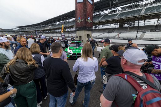 Grid Walk, Indianapolis 8 Hour / GT World Challenge America, IGTC Pro, SRO America, Indianapolis 8 Hour, Indianapolis Motor Speedway, Speedway, IN, Oct 7 - 11, 2026, #99 BMW M4 GT3 EVO of Derek DeBoer, Hampus Eriksson, and Marcus Ericsson, Random Vandals  | Fabian Lagunas | www.lagunasphotography.com | 2026