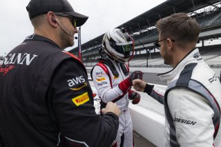 Grid Walk, Indianapolis 8 Hour / GT World Challenge America, IGTC Pro, SRO America, Indianapolis 8 Hour, Indianapolis Motor Speedway, Speedway, IN, Oct 7 - 11, 2026, #8 Porsche 911 GT3-R (992) EVO of Michael McCann Jr., Zachary Vanier, and Alessio Picarie | Fabian Lagunas | www.lagunasphotography.com | 2026