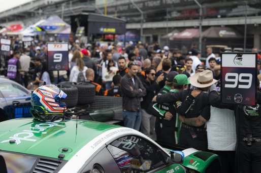 Grid Walk, Indianapolis 8 Hour / GT World Challenge America, IGTC Pro, SRO America, Indianapolis 8 Hour, Indianapolis Motor Speedway, Speedway, IN, Oct 7 - 11, 2026, #99 BMW M4 GT3 EVO of Derek DeBoer, Hampus Eriksson, and Marcus Ericsson, Random Vandals  | Fabian Lagunas | www.lagunasphotography.com | 2026