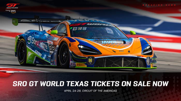 COTA Tickets on Sale Now for a Texas-Sized Racing Showcase