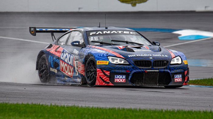 Indy Free Practice: Gounon bags top spot at drying conditions. De Phillippi, Turner Lead GTWCA Contingent