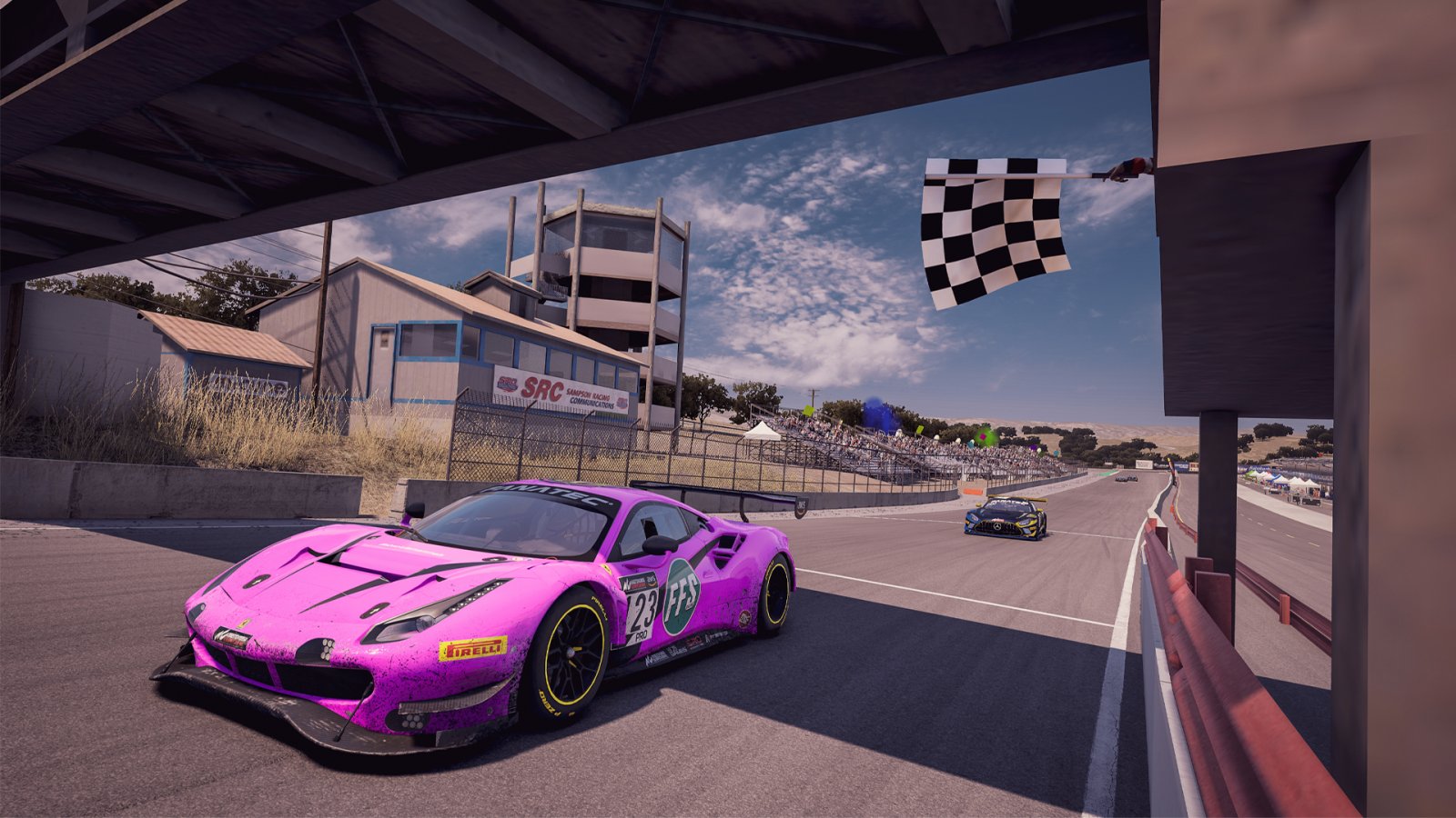 FFS Racing Ferrari Finish First at 6h of Laguna Seca, SideMax x Black Hawk Racing Clinch Endurance Cup Championship