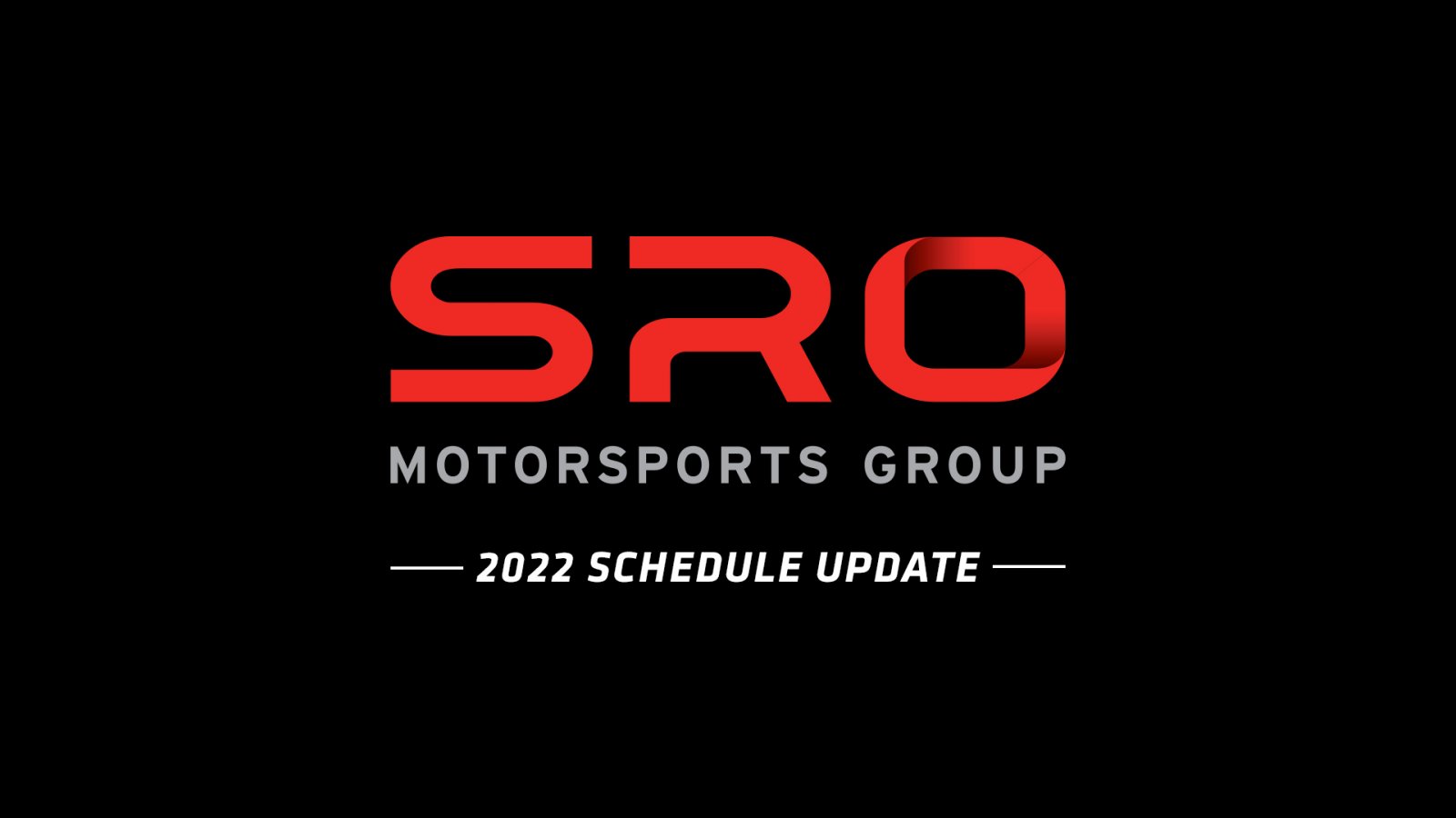SRO America Schedule Update 